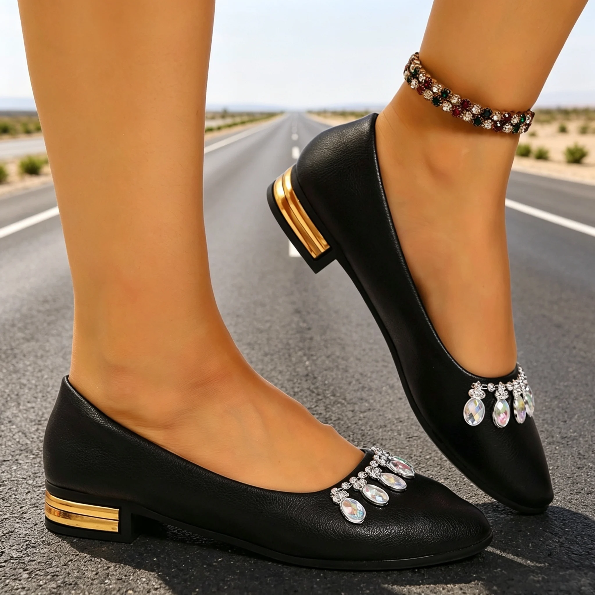 Scarpe Basse da Donna a Punta, - Womens Heels recensione e prezzo